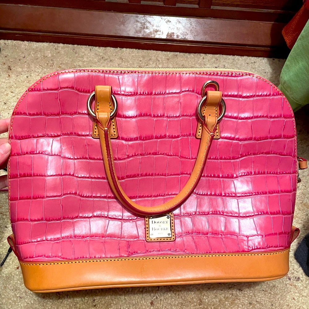 Pink Croco Dooney & Bourke